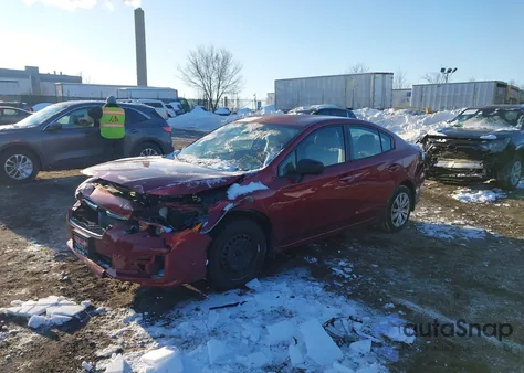 2018 Subaru Impreza 2.0I z USA, uszkodzony, nr VIN 4S3GKAA69J3621321